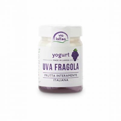 Yogurt intero all'uva fragola