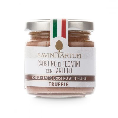 Crostino di fegatini con tartufo