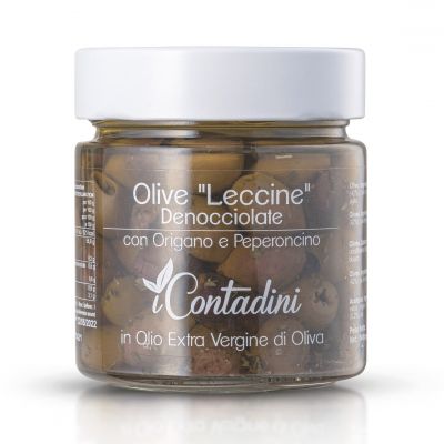 Olive Leccine Denocciolate Condite