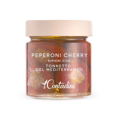 Peperoni Cherry Ripieni con Tonno