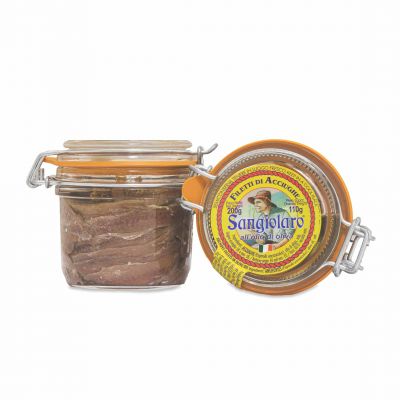 Filetti di acciughe all'olio d'oliva