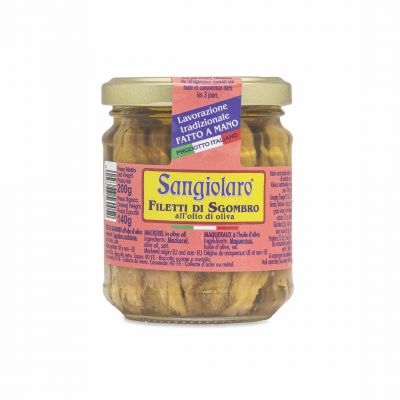 Filetti di sgombro all'olio d'oliva