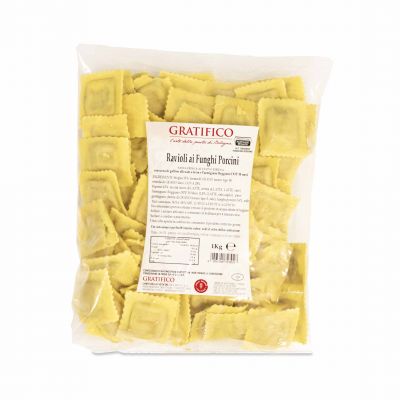 Ravioli ai funghi porcini