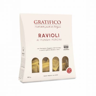 Ravioli ai funghi porcini