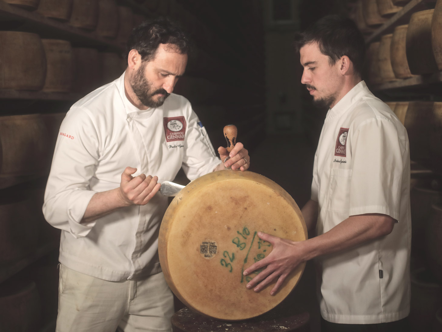 L’apertura del parmigiano