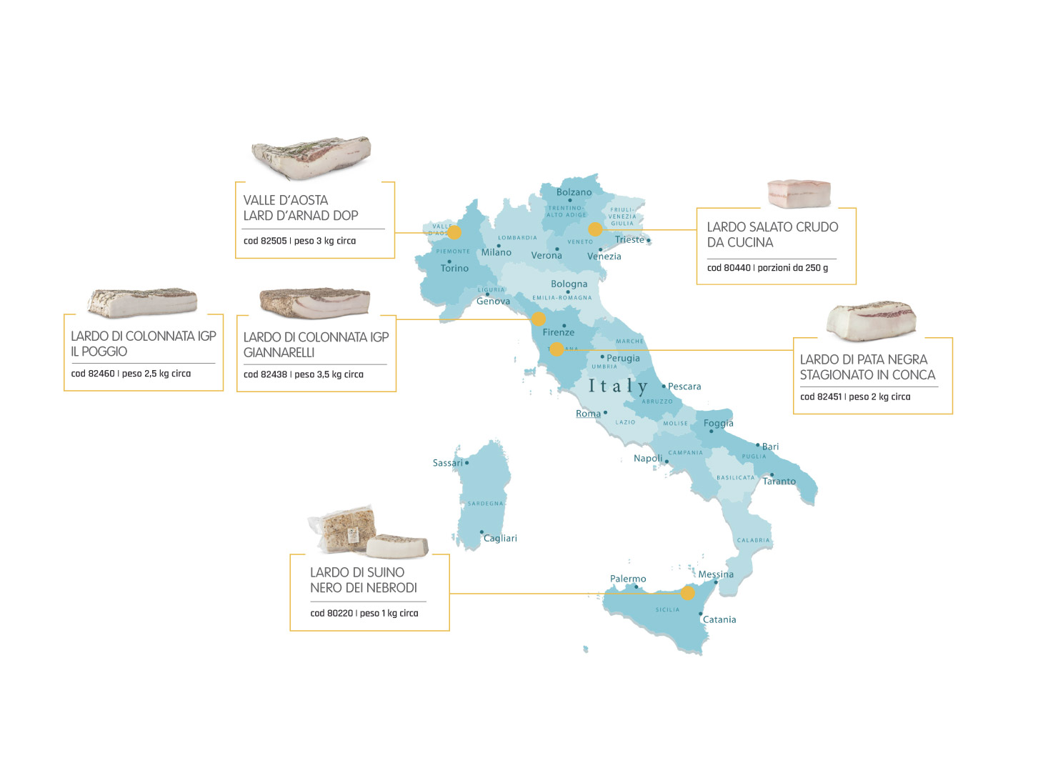 Mappa Italia: Lardo